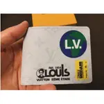 法國二手 LV LOUIS VUITTON 早秋 限定款 白色 老花 日本 工業風 彩色 貼紙 圖騰短夾 M67819