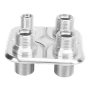 A/C Bulkhead, Car 4-Port Air Conditioning Bulkhead Hose Fitting Universal Mod...