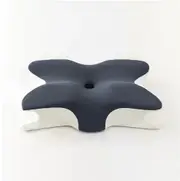 Butterfly-Shaped Orthopedic Memory Foam Pillow Cervical Neck Support Grey