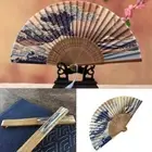 Waves Decoration Home Gifts Party Folding Fan Wedding Hand Fan Hand Held Fan