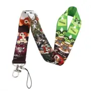 Pinstant Gremlins Gizmo Stripe Classic 80s Movie 17.7" Neck Lanyard Keychain ...