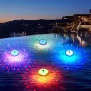 Floating Pool Lights, Rechargeable Pool Lights That Float with 8 Lighting Eff...