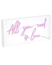JONATHAN Y All You Need Is Love Contemporary Glam Acrylic Neon Lighting