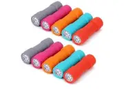 LED Mini Flashlight Set AAA Batteries Are Included Pre-Installed New 10pck