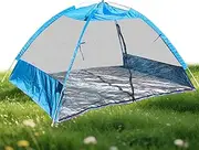 Beach Shelter, UPF 50 Sun Shade Outdoor Tent, Waterproof UV Protection Canopy, Sunshade Lightweight 2 3 4 Person for Family Fun, Fishing, Travel, Camping Accessories