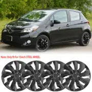 For Toyota Prius 12-19 4X ABS 15" Hubcaps Wheel Cover Steel Wheel R15 Rim Tires