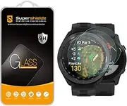 Supershieldz (3 Pack) Designed for Garmin Approach S70 (47mm) / Garmin (Forerunner 945 LTE) Tempered Glass Screen Protector, Anti Scratch, Bubble Free