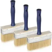 3 Pcs Deck Stain Brushes 6 Inch Thickened Wide Paint Brush Deck Brush Wood