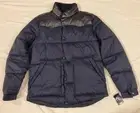 LUCKY BRAND Men's Full Zip Heavyweight Puffer Jacket Small Navy Blue New w/Tags