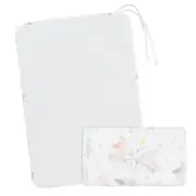 Living Textiles Ava Birds Baby Cotton Waterproof On The Go Travel Change Mat