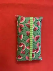 Travel Pocket Kleenex Tissue Holder Green Watermelon Christmas Stocking Stuffer