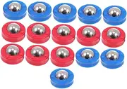 TOBBOMEY Shuffleboard Table Accessories 16pcs Mini Football Roll Beads for Boys and Girls Sliding Balls Toy