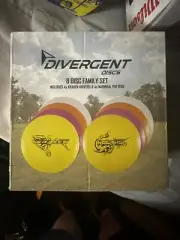 Divergent Discs 8-Disc Family Starter Disc Golf Set - Set...