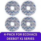 4 X Mop Pads for Ecovacs Deebot X1 Series Robot Vacuum Cleaners X1 Omni/XI Turbo