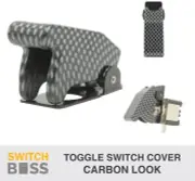 Toggle Switch MISSILE COVER Only - Carbon Look - suit On Off Toggle 12v 24v