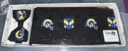 LORD WEST LOS ANGELES RAMS NFL CUMBERBUND AND BOW TIE SET - WEDDING / PROM OSFA