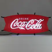 Coca-Cola Fishtail Junior Neon Sign Neon Light Sign 24" by 11"