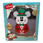 NEW 3.5 Foot Disney Airblown Inflatable Mickey Mouse Snowman Gemmy Christmas
