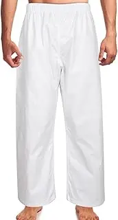 [KAADUU] Karate Pants, Karate Pants Men, Karate gi Pants, White Karate Pants, Training Pants Karate Trouser Adult 7oz