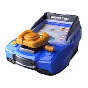 Racing Car Adventure Game Console Electric Sound Effect Simulation Driving Children's Steering Wheel Blue