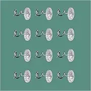 100 PCS Bed Skirt Pins With Clear Heads for Upholstery, Slipcovers, Bedskirts - Twist Pins, Tacks for Sofa