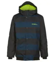 O'Neill Baller Insulated Snowboard Jacket Youth Boys 10 / 152 Blue Wing Teal New