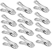 Stainless Steel Garden Clips 20pcs Plant Support Clamps Greenhouse Clip Multi-purpose Clamps for Shading Netting