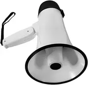 JUMPLAWN 1 Set Practical Megaphone Loudspeaker with Recording Function Handheld Bull Horn for Communication at Football Events Sports and Outdoor Activities