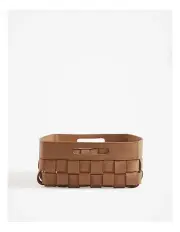[Country Road] Lowa Small Square Storage Basket in Biscuit