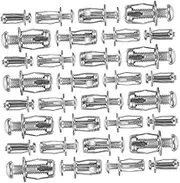 40pcs Metal Expansion Screws /m5/ /m8 Bolt Assortment Concrete Wall Anchors Nuts for Renovation Metal Screw Anchors for Home Office