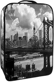 [YTYVAGT] Travel Shoe Bag,Waterproof Portable Organizer Storage Shoe Pouch,Bridge Cloudy New York City