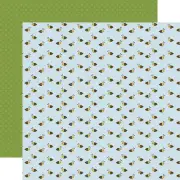 Little Things Mean A Lot Double-Sided Cardstock 12"X12"-Buzzing Bees - 25 Pack