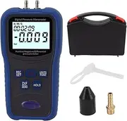 Digital Manometer with LCD Backlight Display, High Accuracy Fast Measurement Gas Pressure Tester with Data Recording Function, Portable Digital Pressurefor Auto Repair Industry