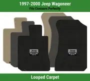 Lloyd Classic Loop Front Carpet Mats for '97-00 Jeep Wagoneer w/Jeep Grill Logo