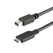 StarTech CDP2MDPMM1MB video cable adapter 1m USB Type-C Mini DisplayPort Black