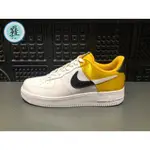 NIKE AIR FORCE 1 LOW NBA 白黃 絲綢 拼接 BQ4420-700