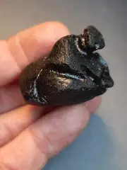 Rare Tektite - Billitonite - 35,55g / 3,5cm - Meteorite Impact glass Indonesia