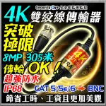 絞線傳輸器 AHD TVI CVBS 監視器 攝影機 網路線 CAT5E CAT6 8MP 1080P 4K 5MP