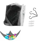 Toy Hammock for Bedroom Nursery Storage Toys Teddy Bear Hanging Toys Kids Room Storage