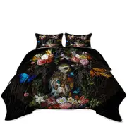 Fine Art Etreinte de Papillons Hug of Butterflies Coverlet