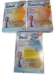 VIDEO PROFESSOR 3 DISC SET EACH /POWER POINT/OUTLOOK /WORD