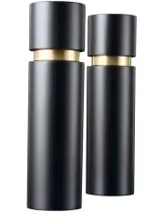 [The Cooks Collective] Salt & Pepper Mill Set in Black/Brass
