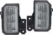 SILILAN 1Pair Car Light DRL Fog Light Fit for Subaru Forester SK 2019 2020 2021 Auto Driving Lamp Daytime Running Light Bumper Lamp B