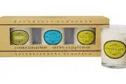 Naturally European: Mini Votive Candle Collection - Ginger & Lime, Verbena And Freesia & Pear (3 x 55g)