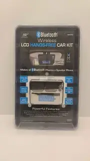 New VR3 Bluetooth Wireless LCD Hands-Free Car Kit~Makes Bluetooth Phones Speaker