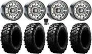 Sedona Sano Bdlk 15x7 Wheels Ct 35" Carnivore Tires RZR XP 1000 / PRO XP
