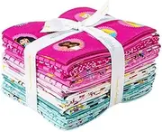 Riley Blake Collection of Barbie-Themed Merchandise, Including 5” Stackers, Rolies, Panels, and More… (Barbie World Fat Quarter Bundle)
