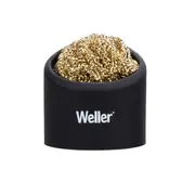 Weller Soldering Brass Sponge Tip Cleaner with Silicone Holder