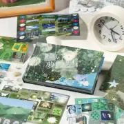 Decorative Sticker Book Antique Handbooks Sticker Book Stationery Gift Kids K3W3
