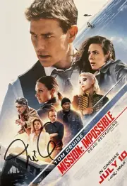 Christopher McQuarrie Signed Mission Impossible Dead Reckoning 8x6 Photo Card